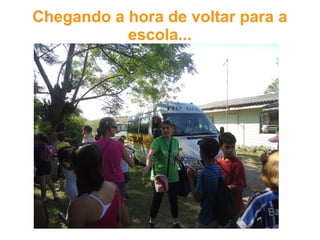 Chegando a hora de voltar para a
           escola...
 