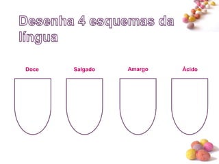 #
Doce Salgado Amargo Ácido
 