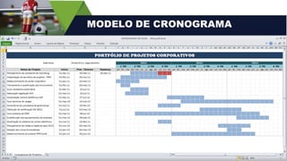 MODELO DE CRONOGRAMA
 