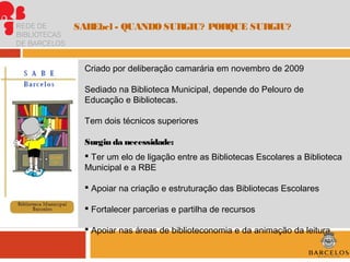 Criado por deliberação camarária em novembro de 2009
Sediado na Biblioteca Municipal, depende do Pelouro de
Educação e Bib...