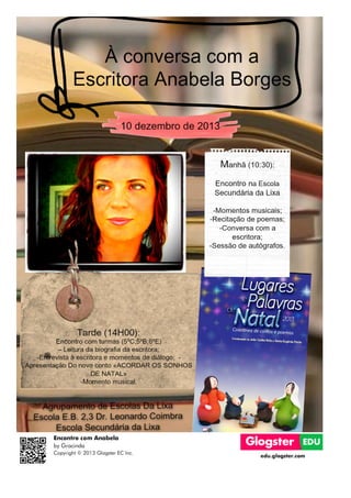Encontro com a escritora Anabela Borges