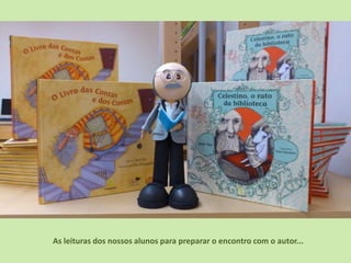 As leituras dos nossos alunos para preparar o encontro com o autor...
 