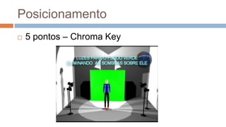 Posicionamento
 5 pontos – Chroma Key
 