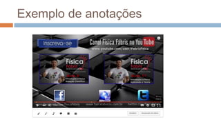 Exemplo de anotações
 