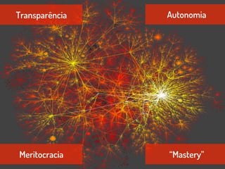 Transparência   Autonomia




Meritocracia    “Mastery”
 