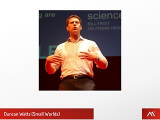 Duncan Watts (Small Worlds)
 