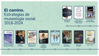 Museos socialmente sostenibles (inclusión social, ciudadanía, democracia) | Red Museística Provincial de Lugo
Coñecelas e
Recoñecelas
Ronsel de Futuro Facémonos
escoitar?
El camino.
Estrategias de
museología social
2018-2024
Amar a Mar:
Mariñas, Marosas
e Maruxainas
Estuches de
paradojas
A Ulloa,
Fotografías
centrípedas
A vida tralos
Labirintos Mentais
Memoria e terra.
Recolectoras
Friol Lembra
Escritas
no remoto
[Da] Terra Semente
[Dá] Semente Terra
 