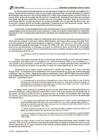 Encontros presenc e virtuais