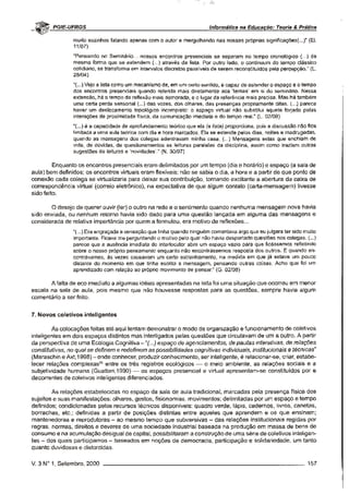 Encontros presenc e virtuais