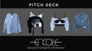 Upcycled Designer Streetwear
PITCH DECK
 