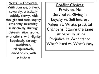 Practically Perfect Encounter Encountering conflict | PPT