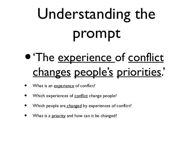 Encountering conflict essays