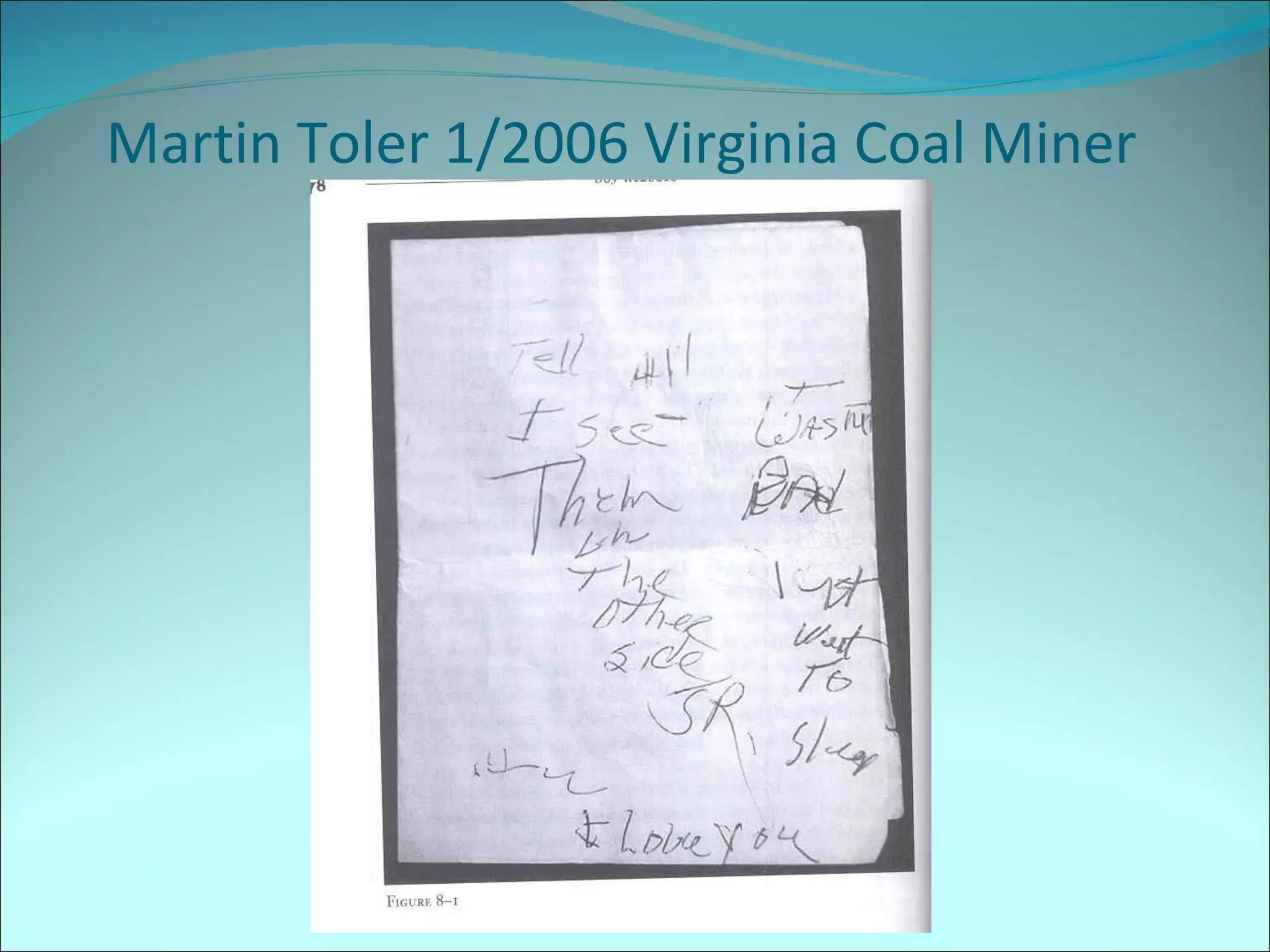 Martin Toler 1/2006 Virginia Coal Miner 