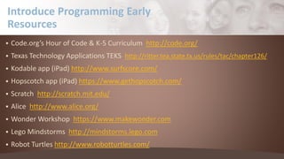 Encouraging Girls to Participate in Computer Science | PPT
