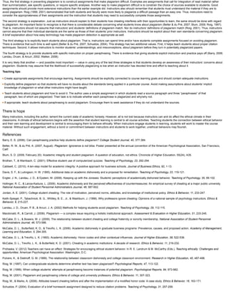 Encouraging students’ ethical behavior | PDF