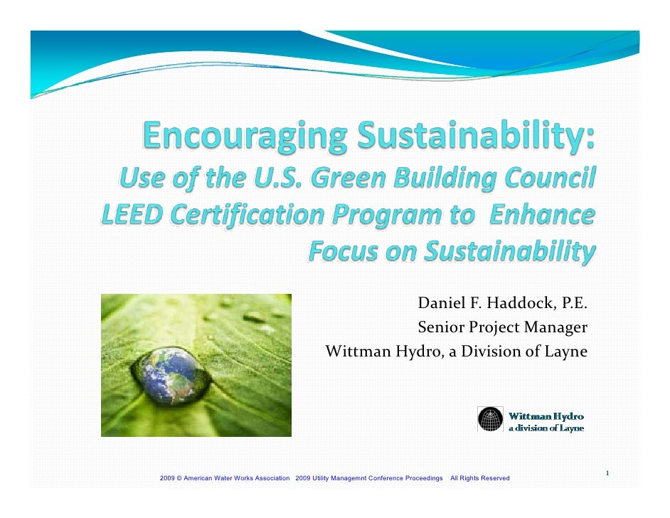 sustainability enhance leed encouraging focus slideshare