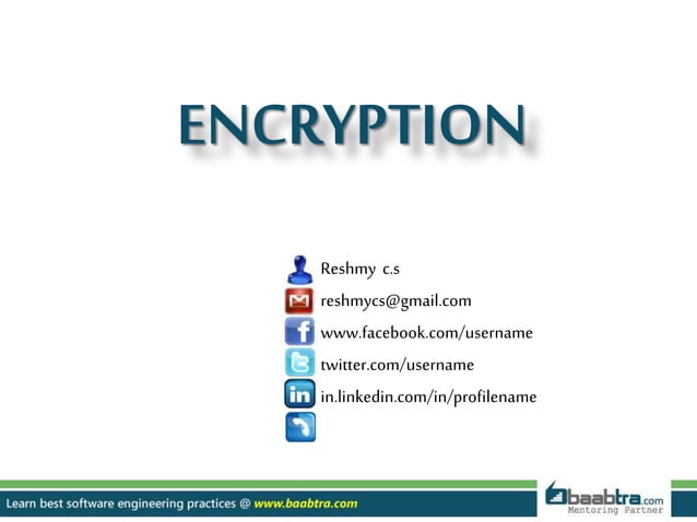 Encryption.ppt | Computing | Technology & Computing
