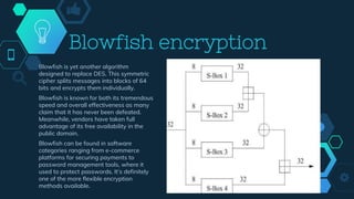 Encryption techniques | PPT