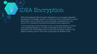 Encryption techniques | PPT