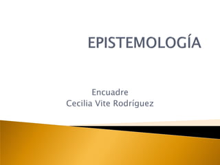 Encuadre
Cecilia Vite Rodríguez
 
