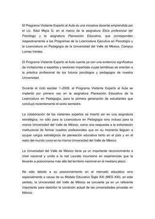 Una reflexión sobre la Universidad privada...