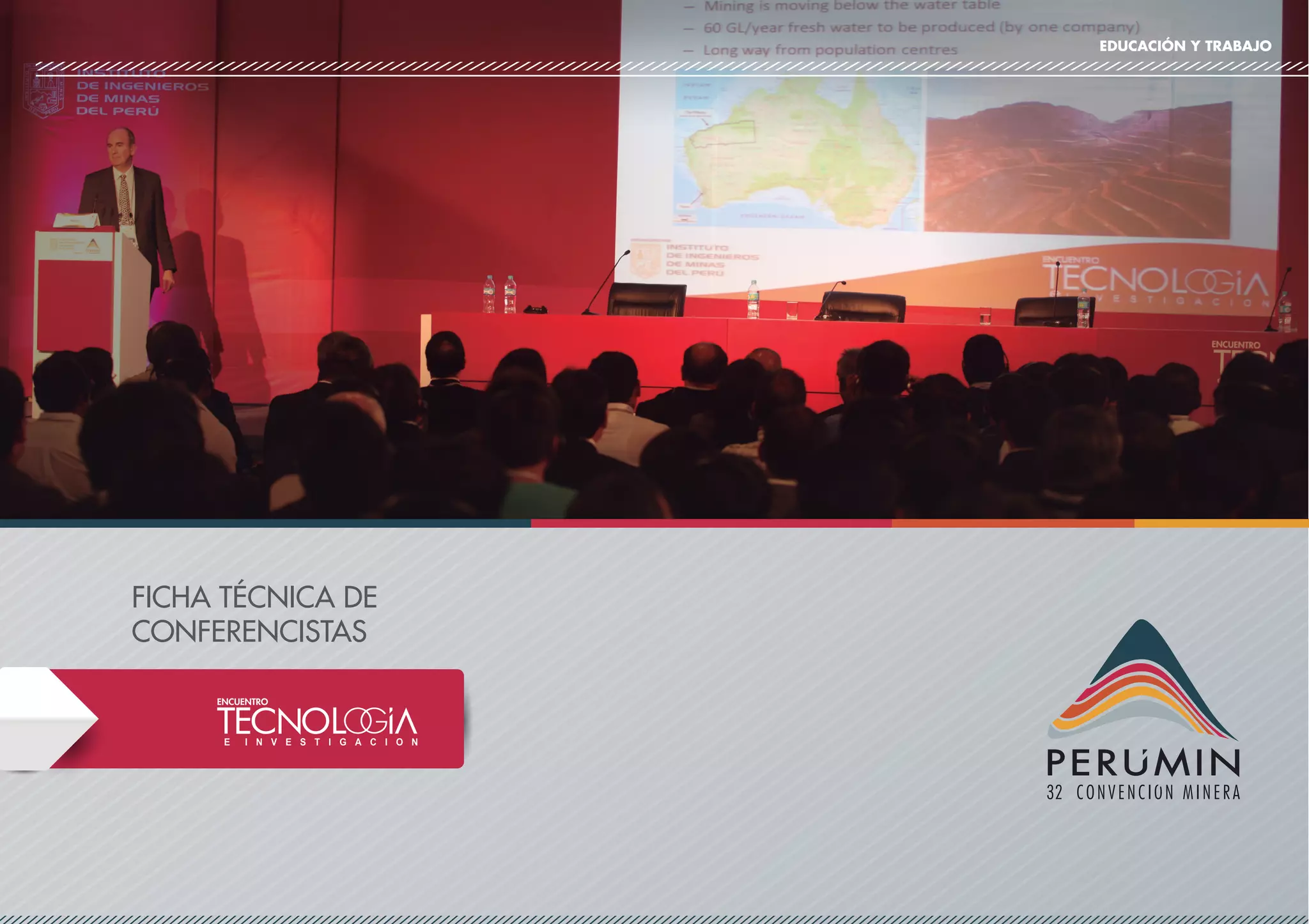 FICHA TÉCNICA DE
CONFERENCISTAS
EDUCACIÓN Y TRABAJO
 