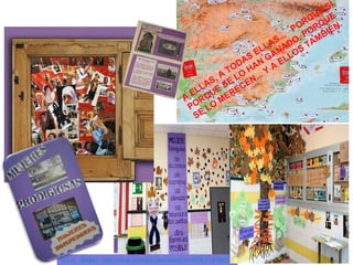 A ELLAS, A TODAS ELLAS...  PORQUE SÍ, PORQUE SE LO HAN GANADO, PORQUE SE LO MERECEN... Y A ELLOS TAMBIÉN. ELLA   (Bebe)   http://www.youtube.com/watch?v=n79LFcX19Gw 