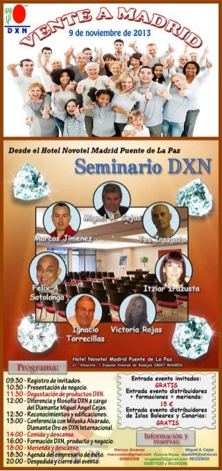 Seminario DXN en Madrid