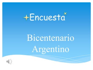 Encuesta Bicentenario Argentino 