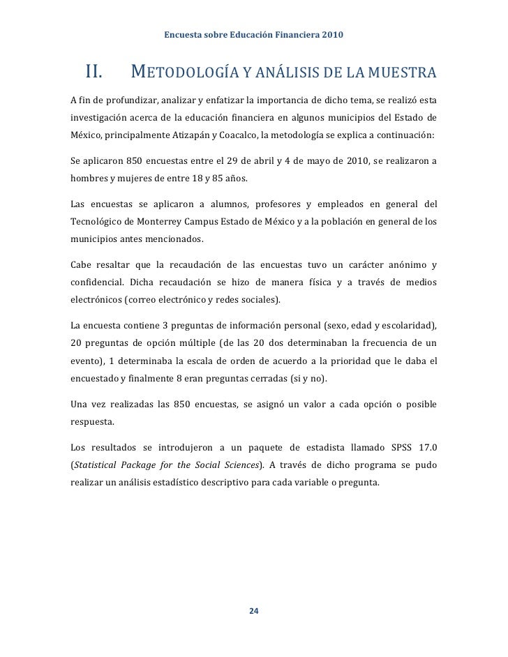 preguntas interesantes sobre la educacion encuesta educacion financiera itesm cem 2010 primer semestre preguntas interesantes sobre la educacion encuesta educacion financiera itesm cem 2010 primer semestre
