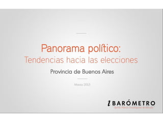Encuesta Ibarometro: De Narváez y Bossio, con mejor imagen entre los candidatos a gobernador 