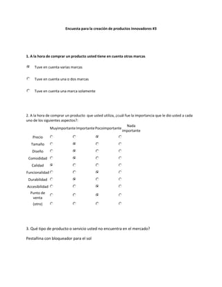 Encuesta  original