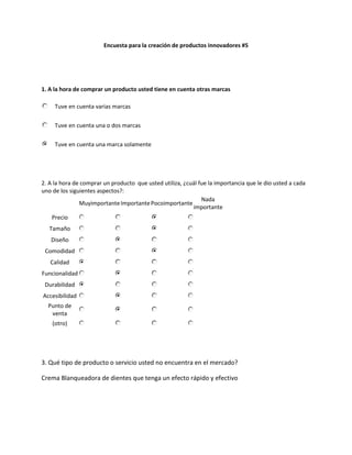 Encuesta  original