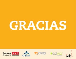 GRACIAS
GTA INTERNET
MARKETING
SSASotoSantoni&Associates
NexosEconómicos CORP.
 