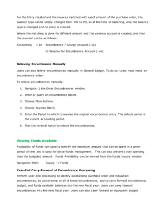 what is encumbrance accounting