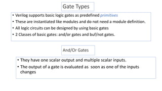 gate level modeling | PPTX | Programming Languages | Computing