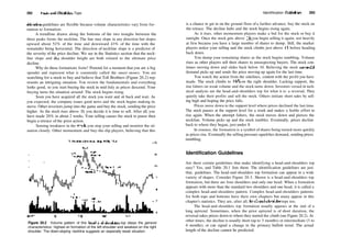 292 Head­and­Shoulders Tops Identification Guidelines 293
tification guidelines are flexible because volume characteristics vary from for­
mation to formation.
A trendline drawn along the bottoms of the two troughs between the
three peaks forms the neckline. The line may slope in any direction but slopes
upward about 52% of the time and downward 43% of the time with the
remainder being horizontal. The direction of neckline slope is a predictor of
the severity of the price decline. We see in the Statistics section that the neck­
line slope and die shoulder height are both related to the ultimate price
decline.
Why do these formations form? Pretend for a moment that you are a big
spender and represent what is commonly called the smart money. You are
searching for a stock to buy and believe that Toll Brothers (Figure 20.2) rep­
resents an intriguing situation. You review the fundamentals and everything
looks good, so you start buying the stock in mid­July as prices descend. Your
buying turns the situation around: The stock begins rising.
Soon you have acquired all the stock you want and sit back and wait. As
you expected, the company issues good news and the stock begins making its
move. Other investors jump into the game and buy the stock, sending the price
higher. As the stock rises above 10, you decide it is time to sell. After all, you
have made 20% in about 2 weeks. Your selling causes the stock to pause then
begin a retrace of the prior action.
Sensing weakness in the stock, you stop your selling and monitor the sit­
uation closely. Other momentum and buy­the­dip players, believing that this
Figure 20.2 Volume pattern of this head­and­shoulders top obeys the general
characteristics: highest on formation of the left shoulder and weakest on the right
shoulder. The down­sloping neckline suggests an especially weak situation.
is a chance to get in on the ground floor of a further advance, buy the stock on
the retrace. The decline halts and the stock begins rising again.
As it rises, other momentum players make a bid for the stock or buy it
outright. Once the stock gets above 10, you begin selling it again, not heavily
at first because you have a large number of shares to dump. Still, the market
players notice your selling and the stock climbs just above 11 before heading
back down.
You dump your remaining shares as the stock begins tumbling. Volume
rises as other players sell their shares to unsuspecting buyers. The stock con­
tinues moving down and slides back below 10. Believing the stock oversold,
demand picks up and sends the price moving up again for the last time.
You watch the action from the sidelines, content with the profit you have
made. The stock climbs to 103
/4 on the right shoulder. Lacking support, the
rise falters on weak volume and the stock turns down. Investors versed in tech­
nical analysis see the head­and­shoulders top for what it is: a reversal. They
quietly take their profits and sell the stock. Others initiate short sales by sell­
ing high and hoping the price falls.
Prices move down to the support level where prices declined the last time.
The stock pauses at the support level for a week and makes a feeble effort to
rise again. When the attempt falters, the stock moves down and pierces the
neckline. Volume picks up and the stock tumbles. Eventually, prices decline
back to where they began, just under 8.
In essence, the formation is a symbol ofshares being turned more quickly
as prices rise. Eventually the selling pressure squelches demand, sending prices
tumbling.
Identification Guidelines
Are there certain guidelines that make identifying a head­and­shoulders top
easy? Yes, and Table 20.1 lists them. The identification guidelines are just
that, guidelines. The head­and­shoulders top formation can appear in a wide
variety of shapes. Consider Figure 20.3. Shown is a head­and­shoulders top
formation, but there are four shoulders and only one head. When a formation
appears with more than the standard two shoulders and one head, it is called a
complex head­and­shoulders pattern. Complex head­and­shoulders patterns
for both tops and bottoms have their own chapters but many appear in this
chapter's statistics. They are, after all, head­and­shoulder tops too.
The head­and­shoulders top formation usually appears at the end of a
long uptrend. Sometimes, when the prior uptrend is of short duration, the
reversal takes prices down to where they started the climb (see Figure 20.2). At
other times, the decline is usually short (up to 3 months) or intermediate (3 to
6 months), or can signal a change in the primary bullish trend. The actual
length of the decline cannot be predicted.
 