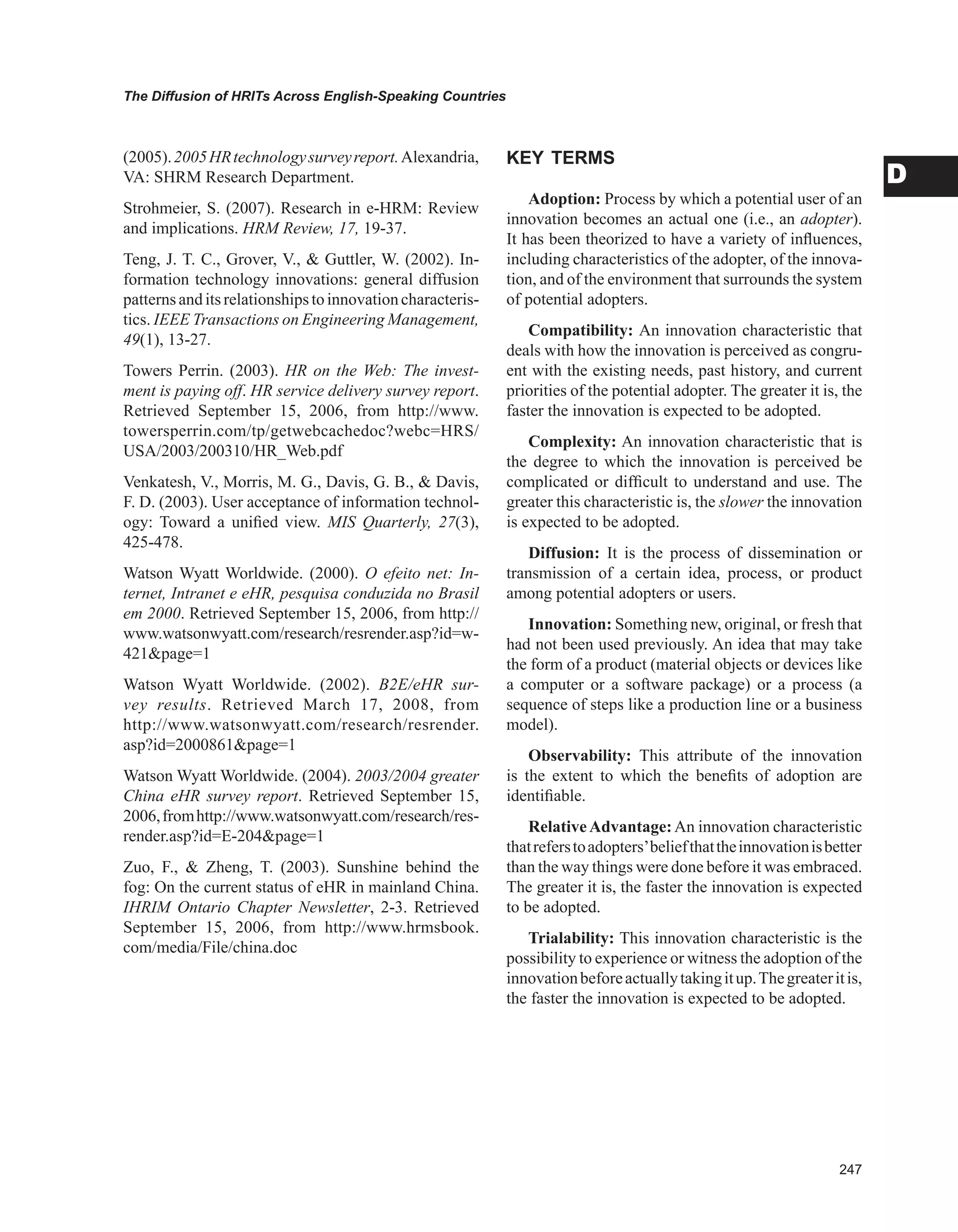 Encyclopedia of human resources information systems challenges in e hrm 