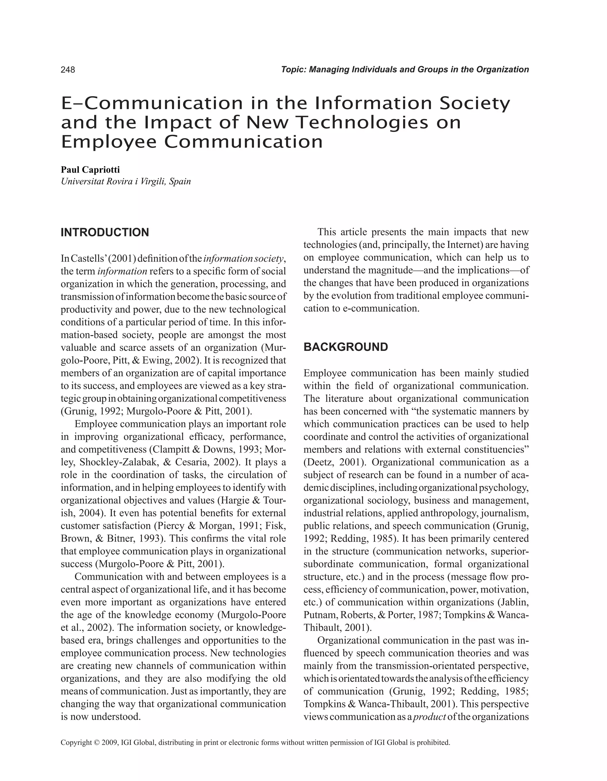 Encyclopedia of human resources information systems challenges in e hrm 