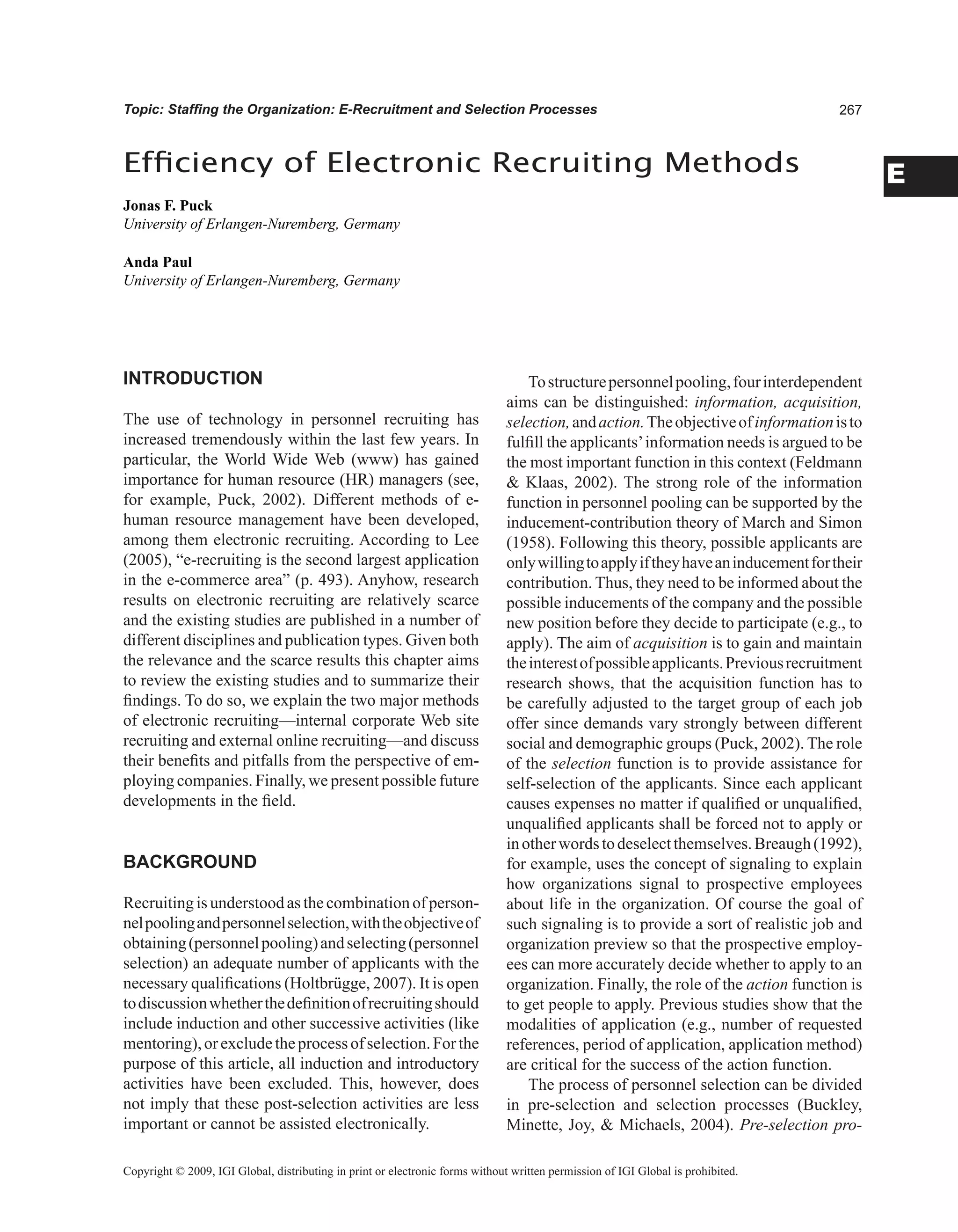 Encyclopedia of human resources information systems challenges in e hrm 