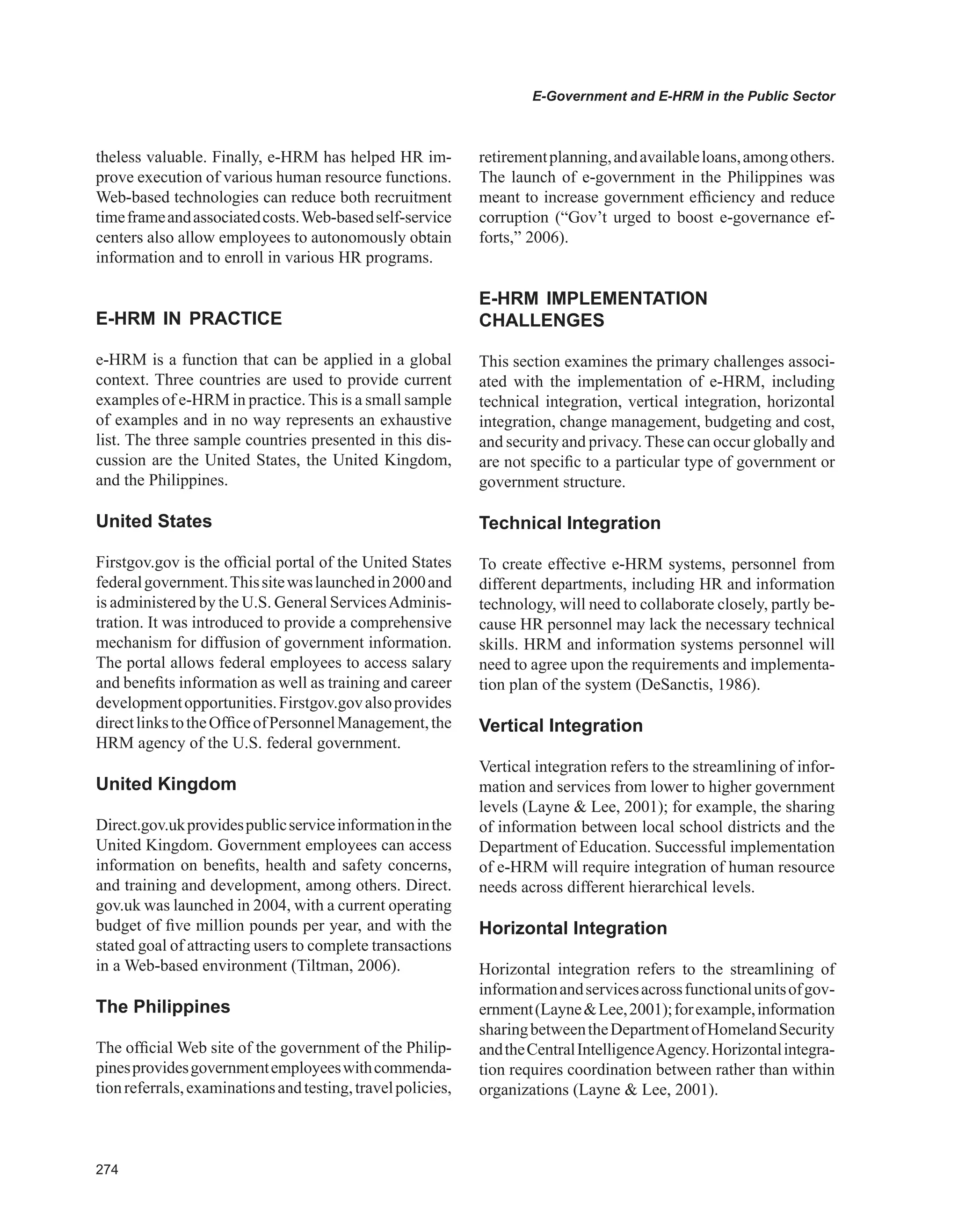 Encyclopedia of human resources information systems challenges in e hrm 