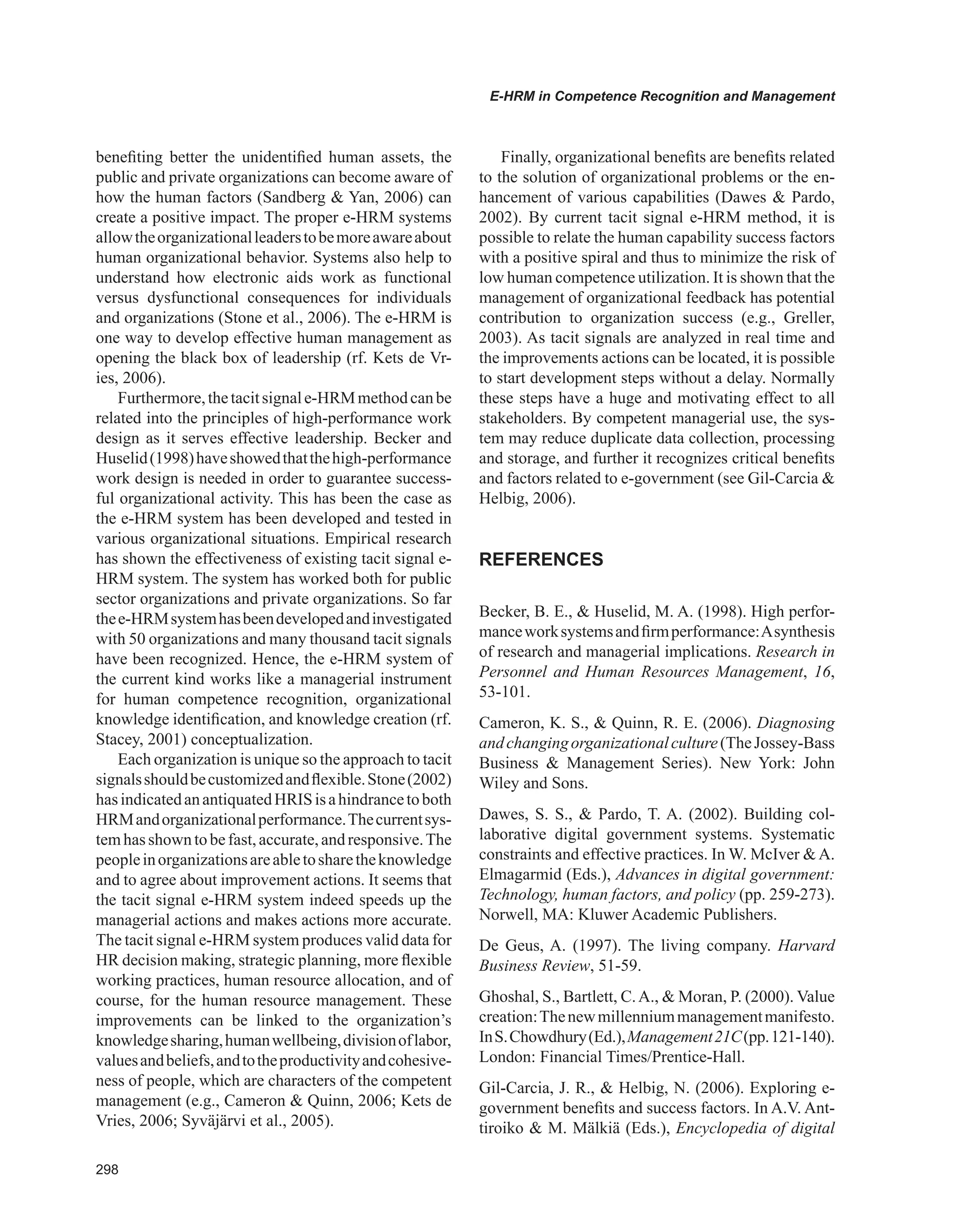 Encyclopedia of human resources information systems challenges in e hrm 