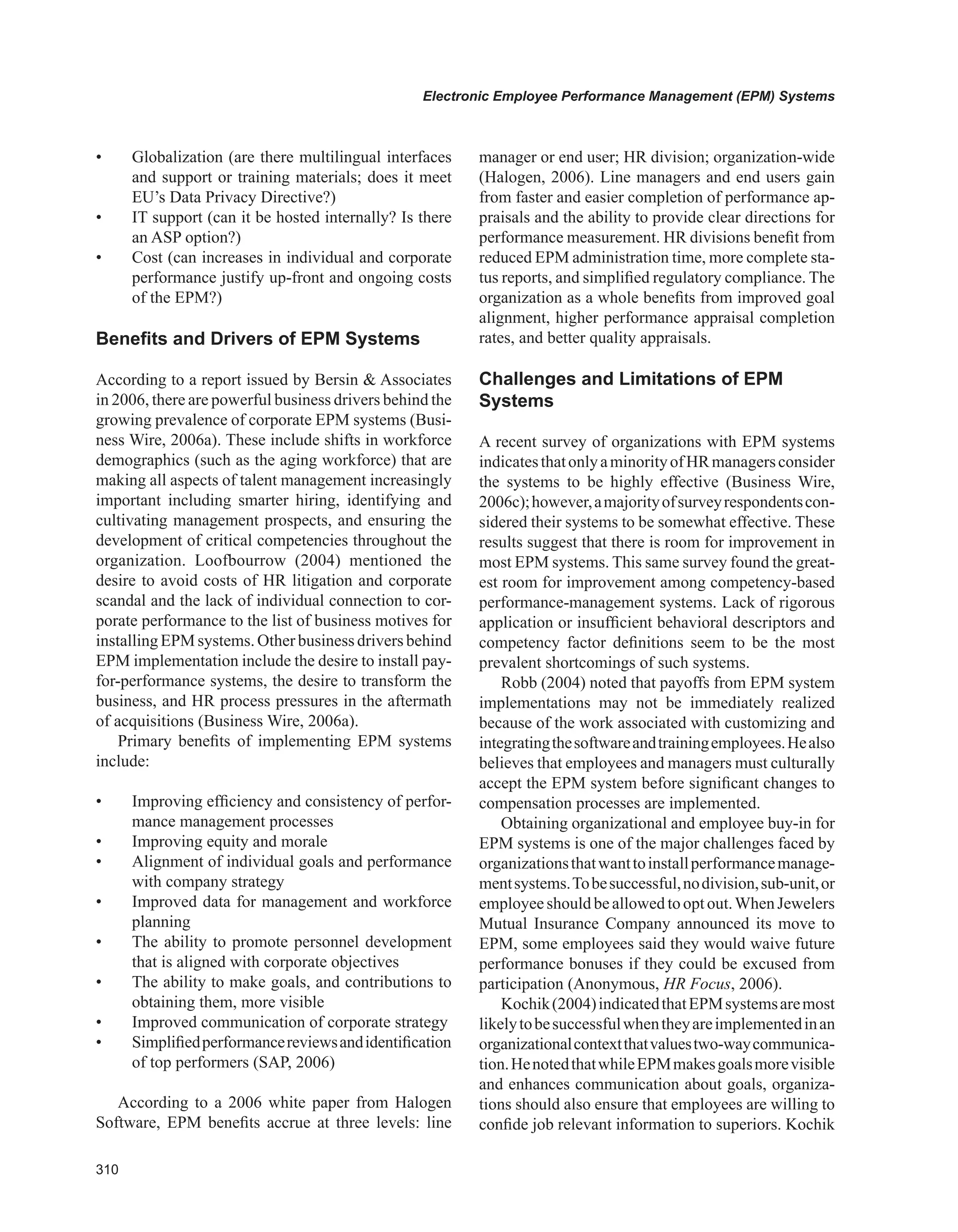 Encyclopedia of human resources information systems challenges in e hrm 