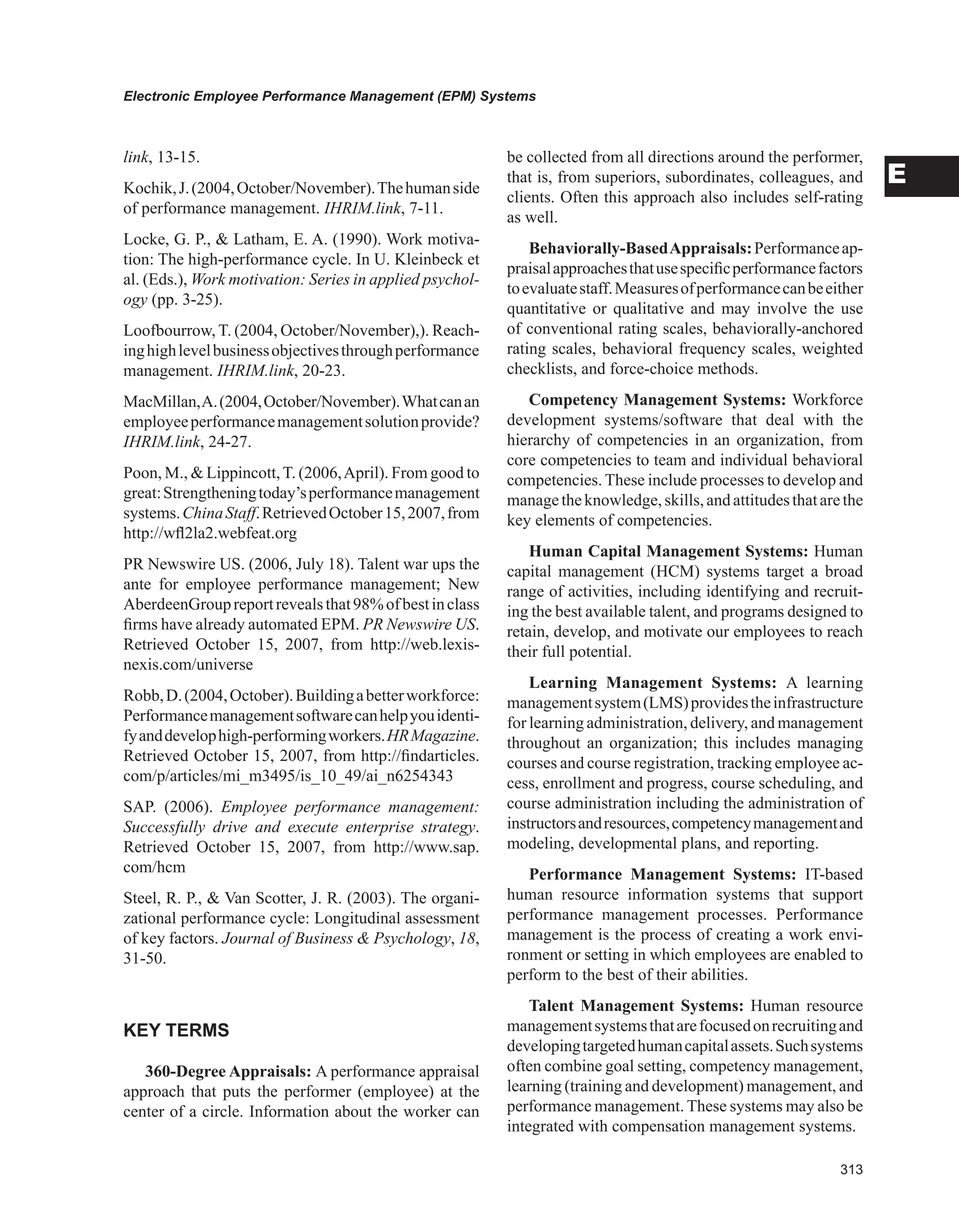 Encyclopedia of human resources information systems challenges in e hrm 