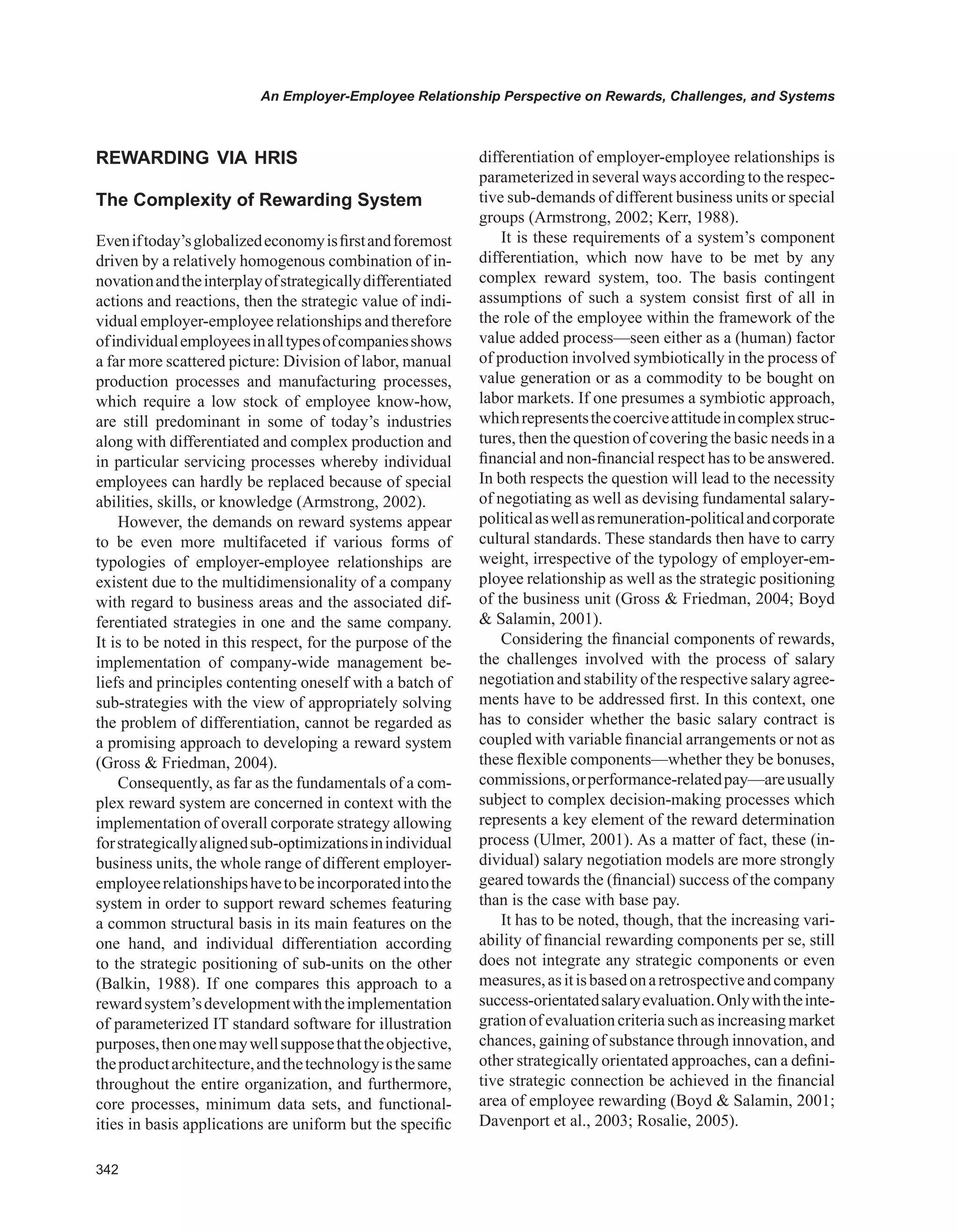 Encyclopedia of human resources information systems challenges in e hrm 