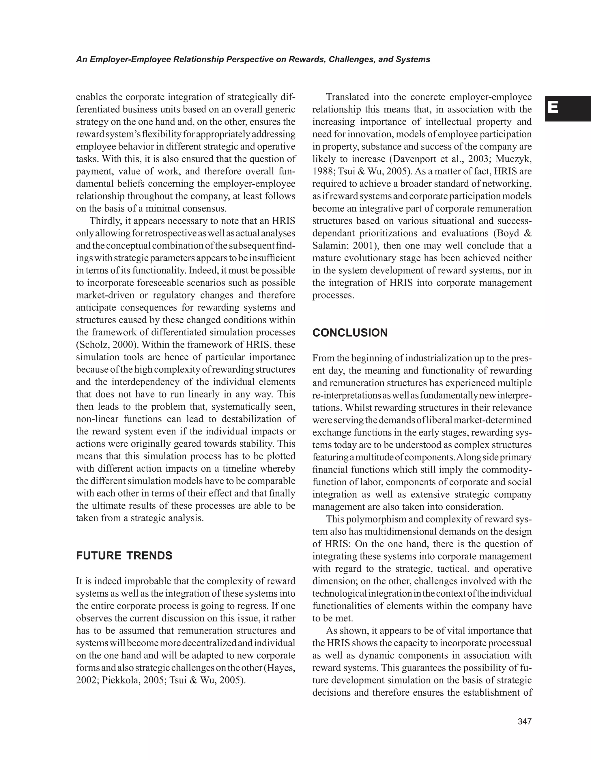 Encyclopedia of human resources information systems challenges in e hrm 