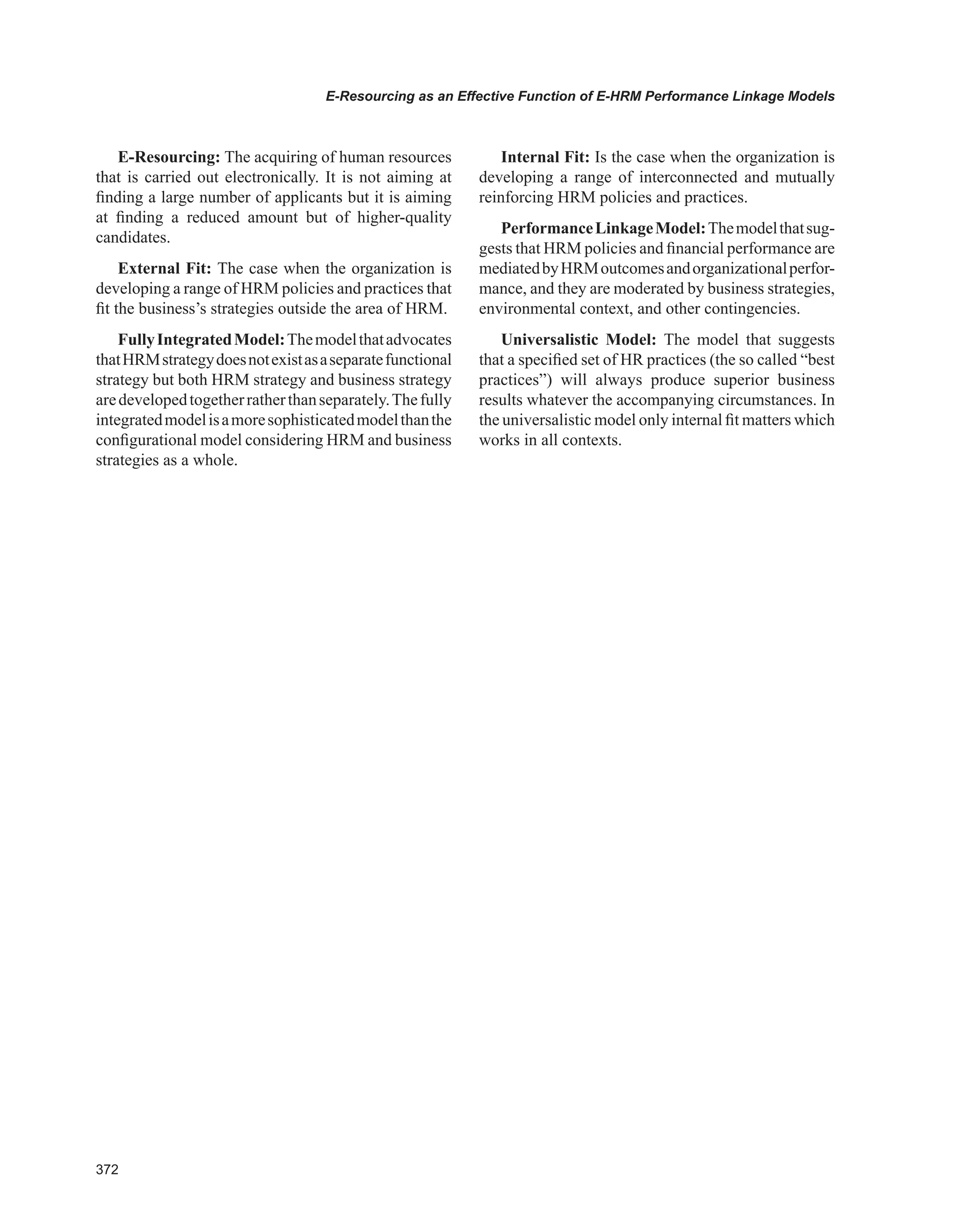 Encyclopedia of human resources information systems challenges in e hrm 