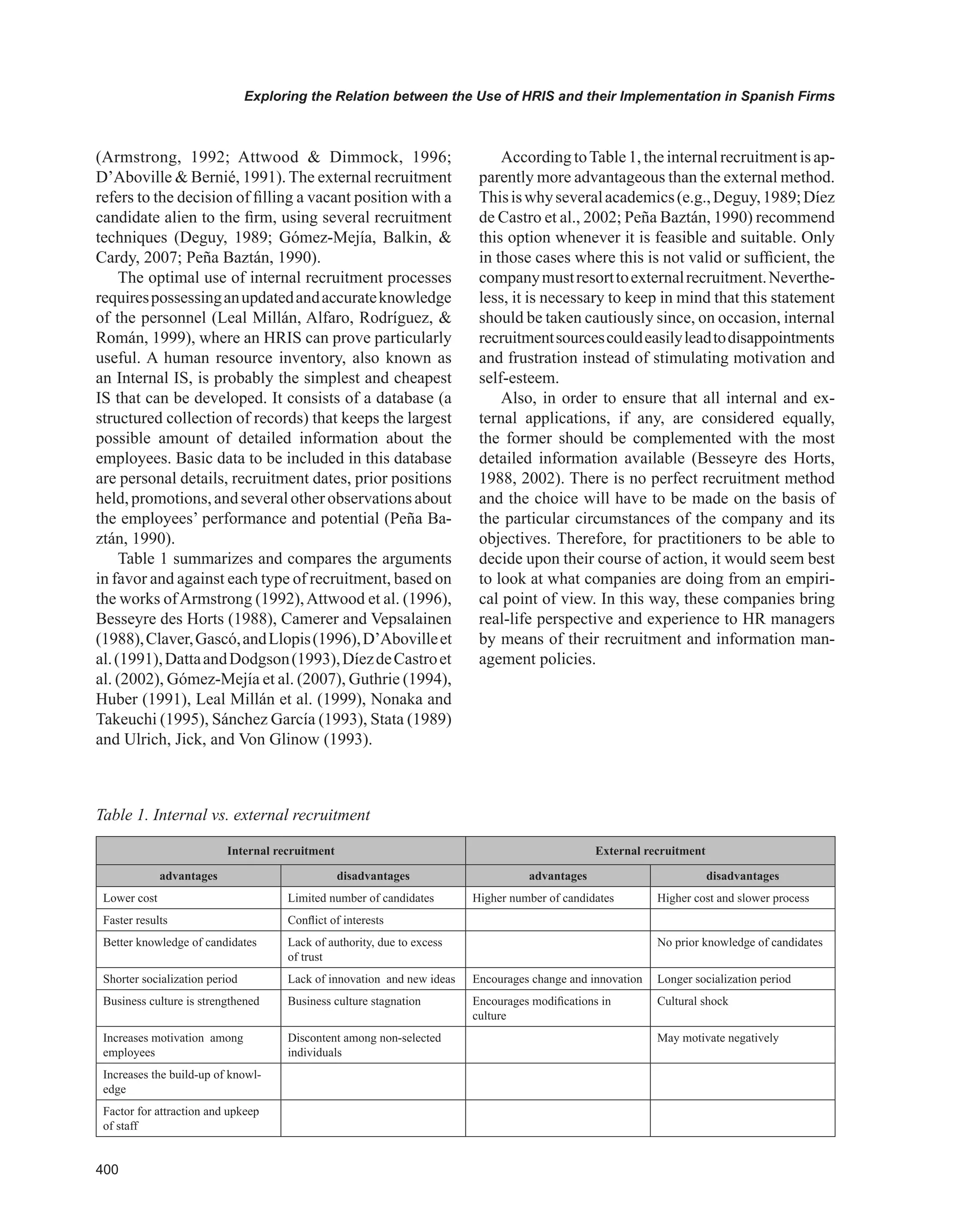 Encyclopedia of human resources information systems challenges in e hrm 