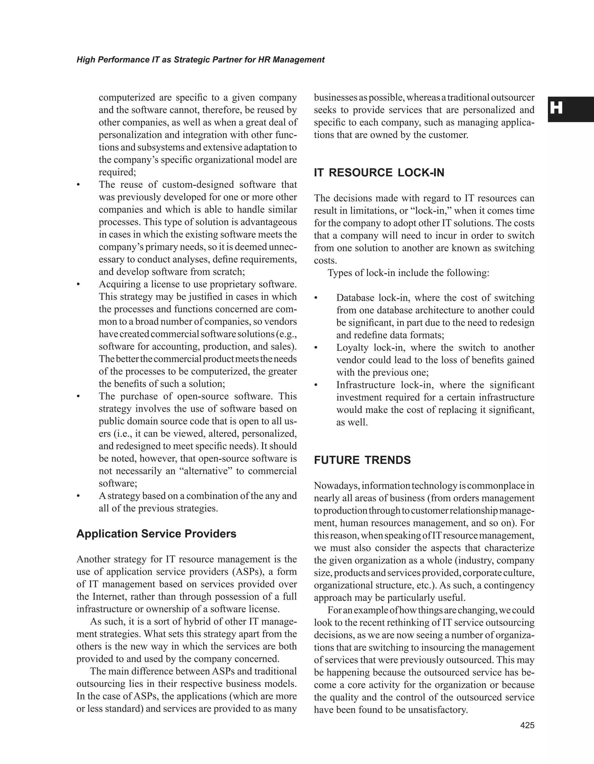 Encyclopedia of human resources information systems challenges in e hrm 