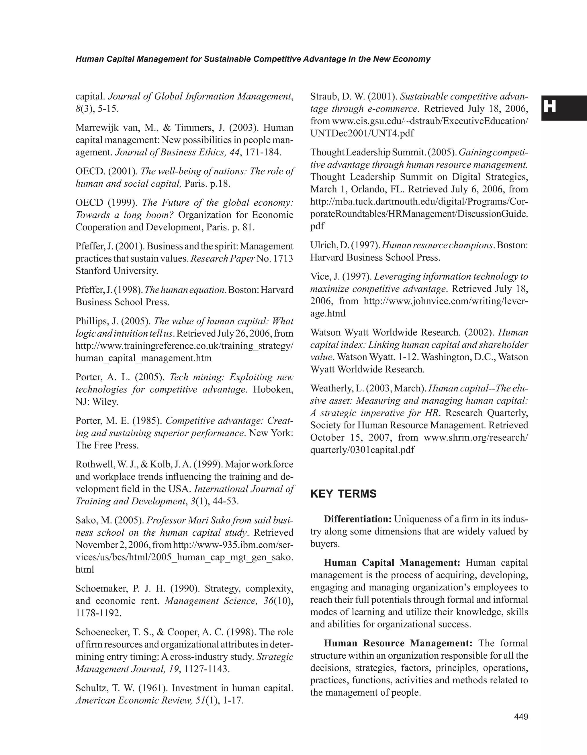 Encyclopedia of human resources information systems challenges in e hrm 